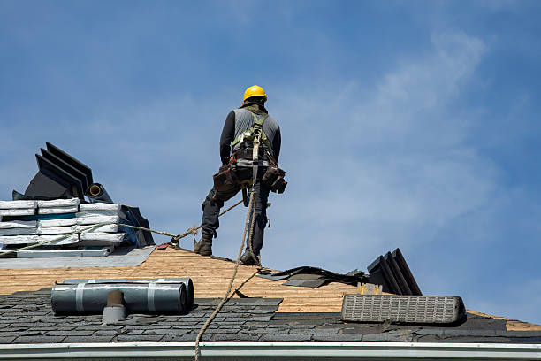Professional Roof Installation technician working in Greycliff, MT